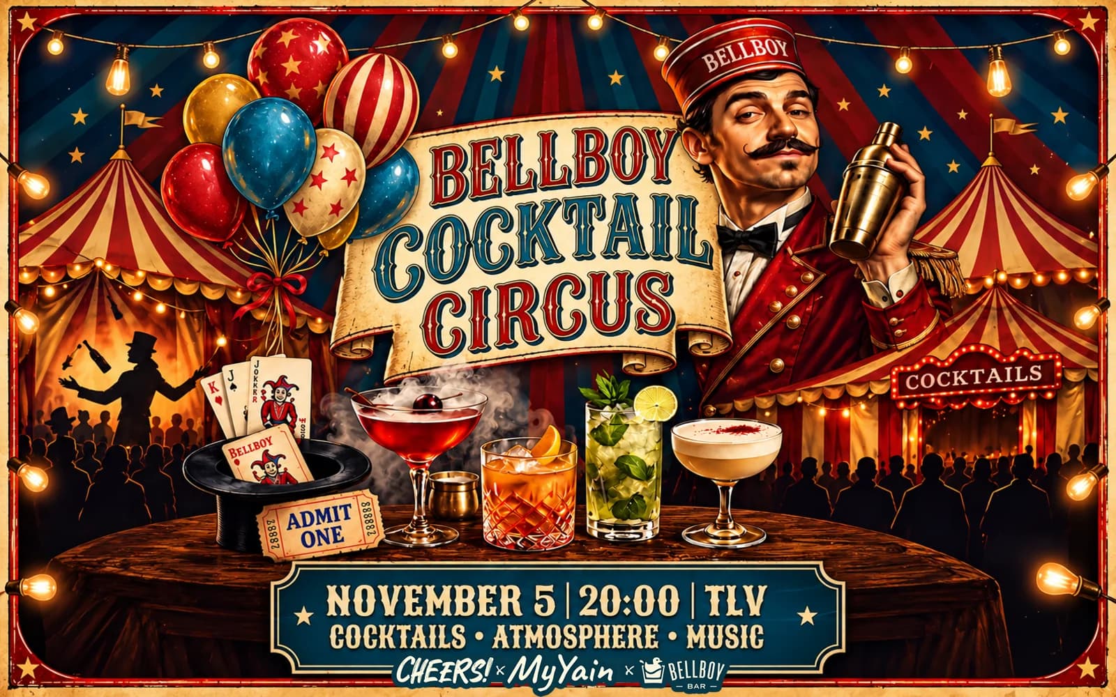 BELLBOY COCKTAIL CIRCUS
